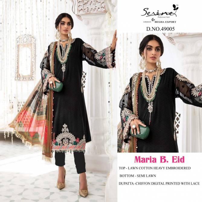 Serene Maria B Eid Fancy Ethnic Wear Lawn Cotton Pakistani Salwar Suits Collection